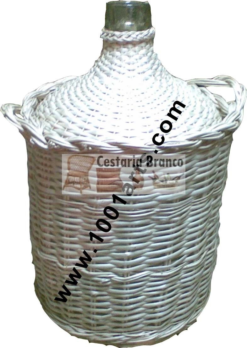 Garrafão Abaulado Empalhado 60L