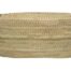 Clutche retangular oval, em palma natural